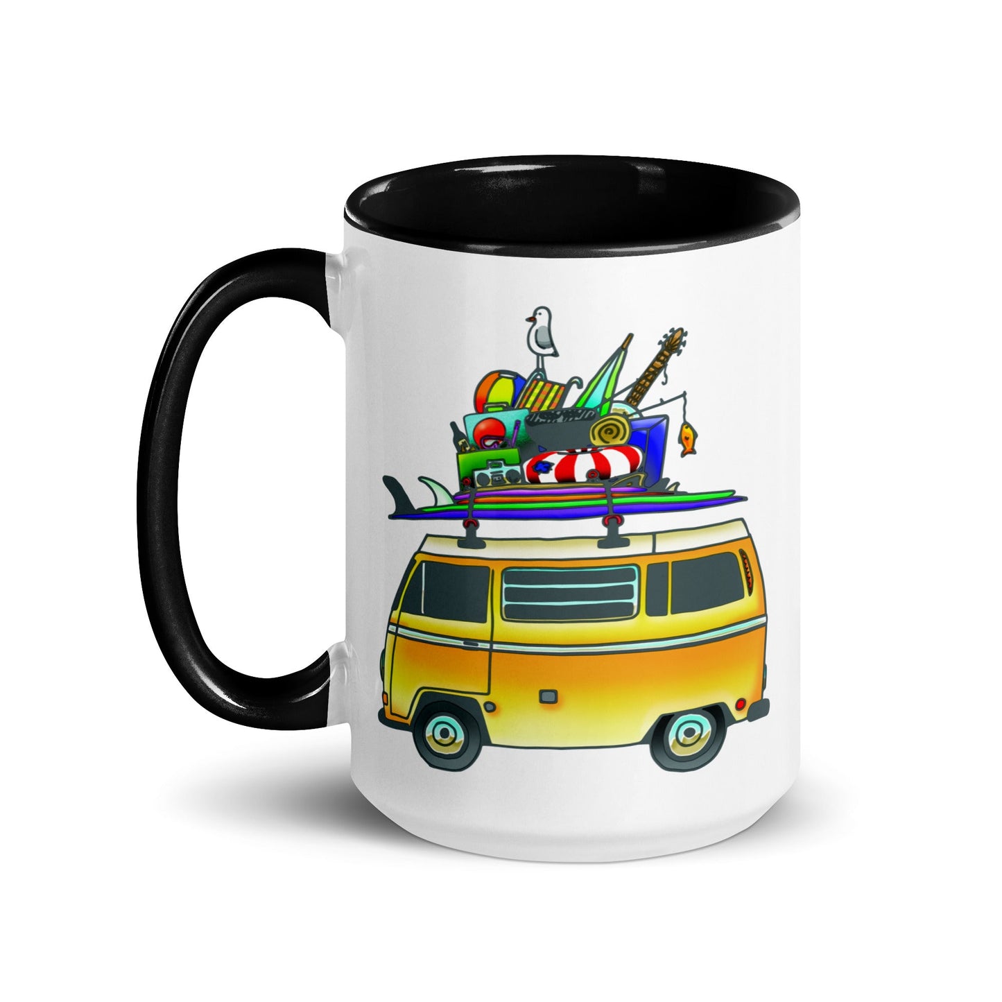 RAD Bus Mug with Color Inside