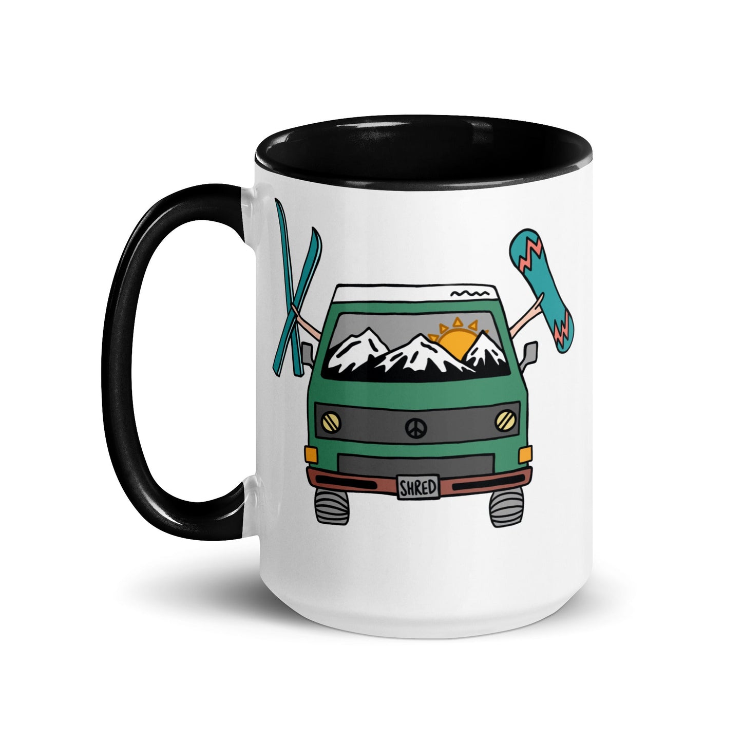 Shred Van Mug with Color Inside