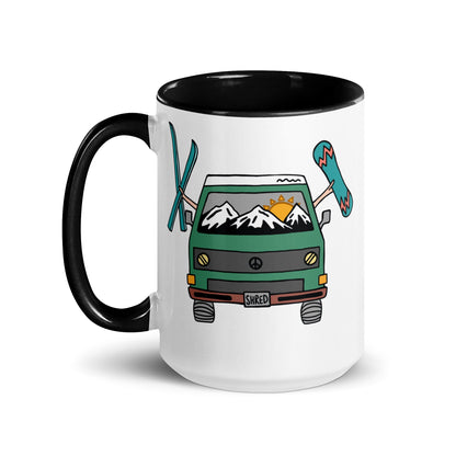 Shred Van Mug with Color Inside