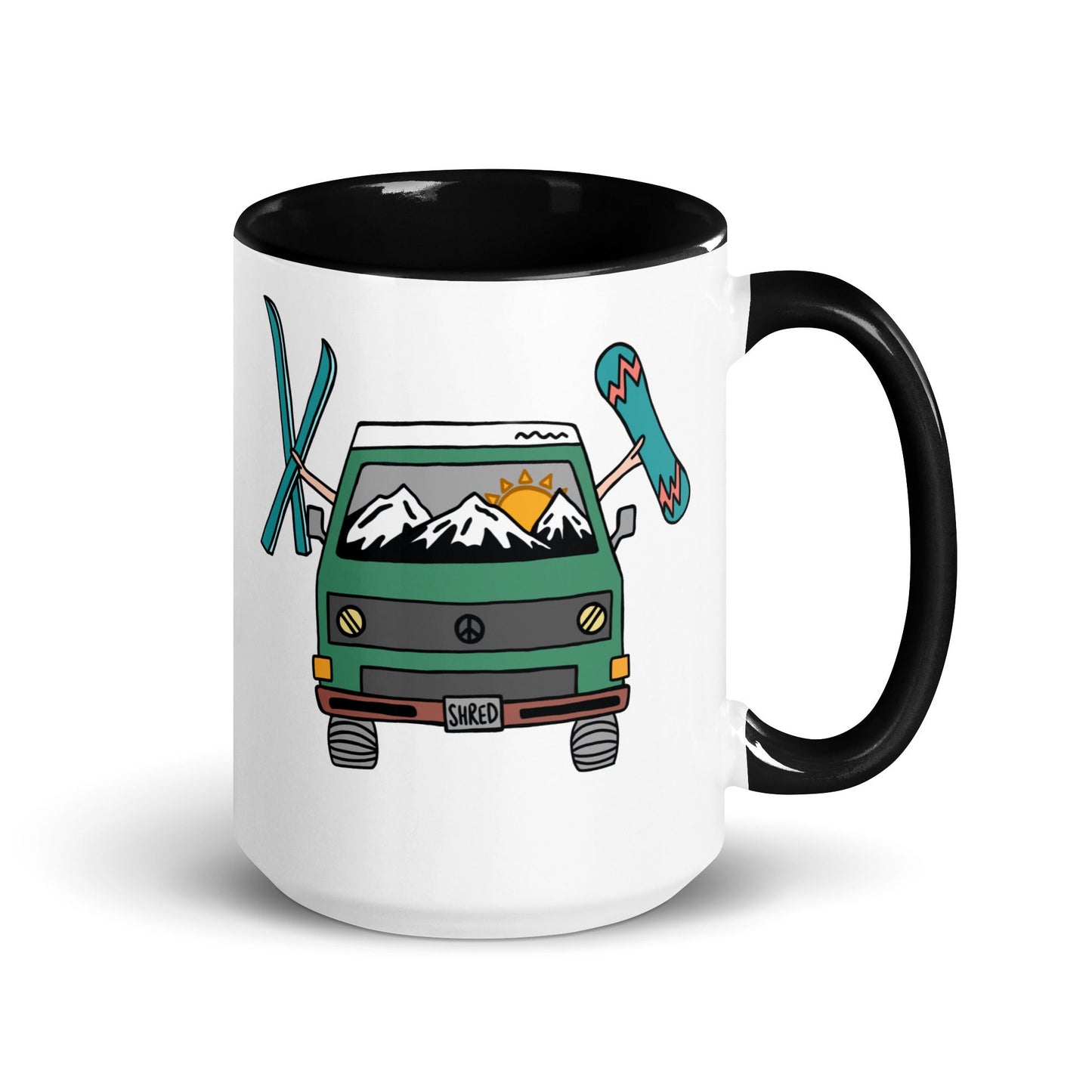 Shred Van Mug with Color Inside