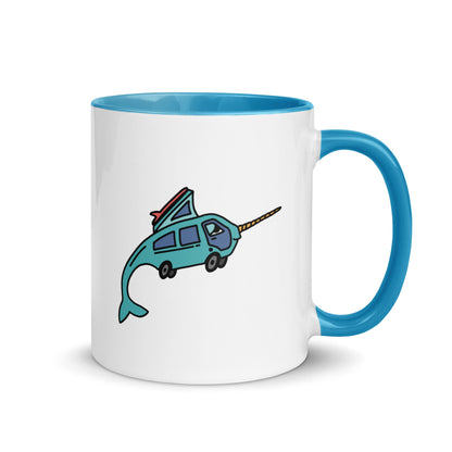 Narwhal Ned Mug with Color Inside