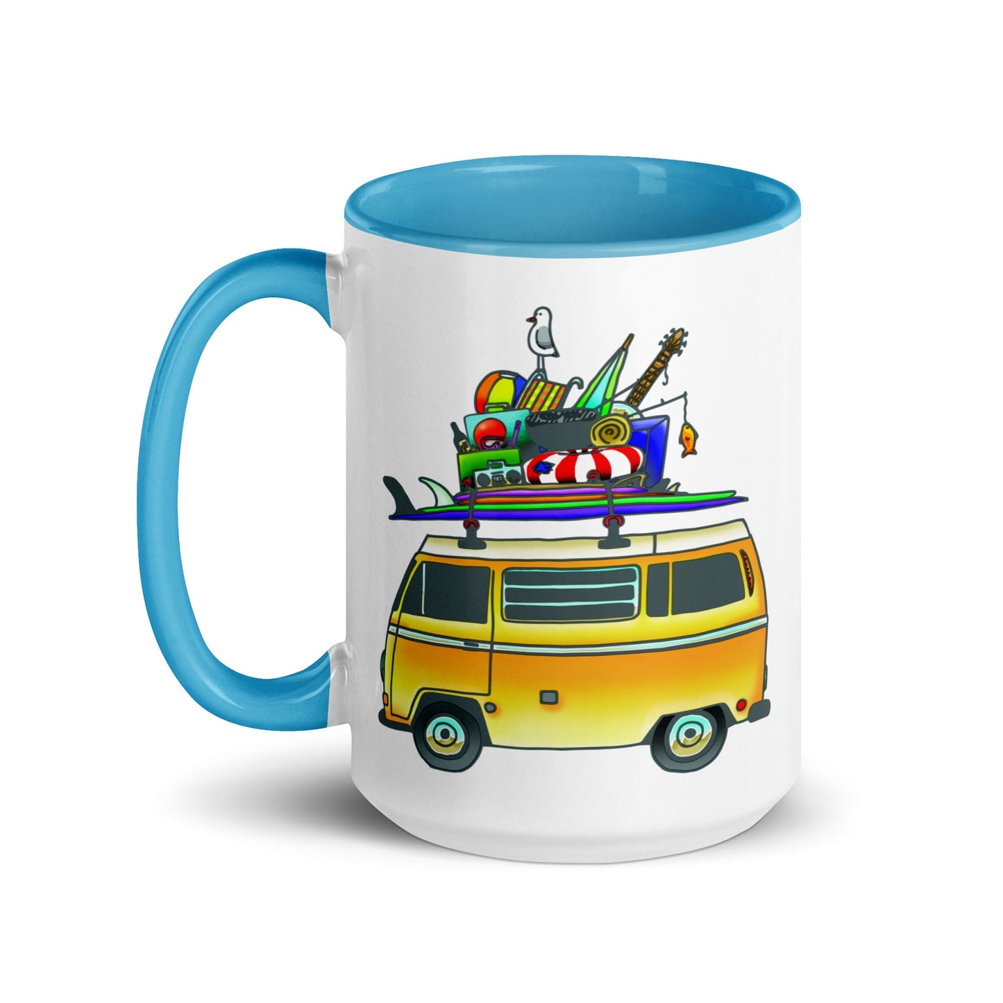 RAD Bus Mug with Color Inside