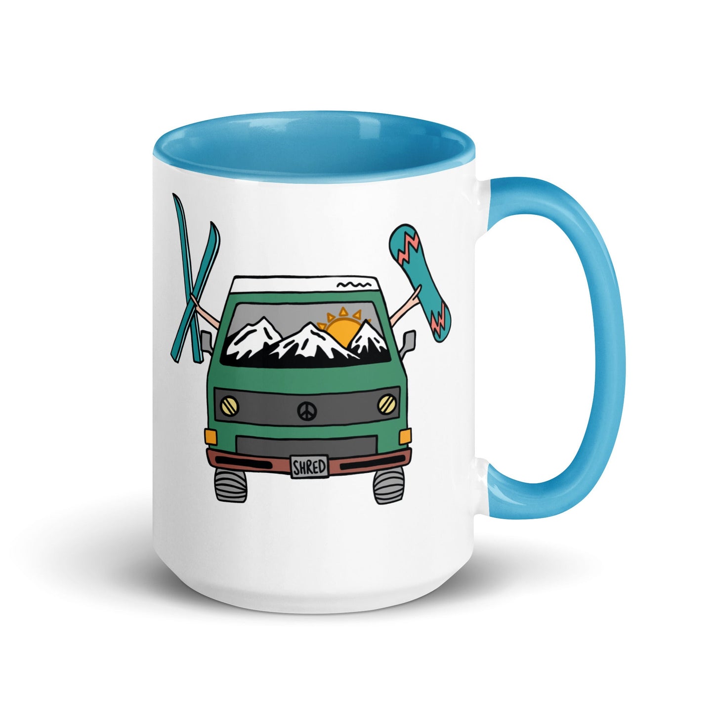 Shred Van Mug with Color Inside