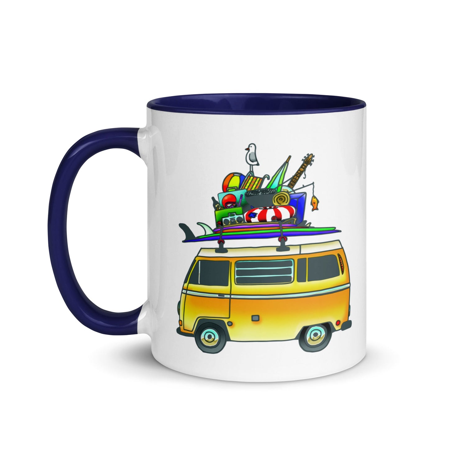 RAD Bus Mug with Color Inside