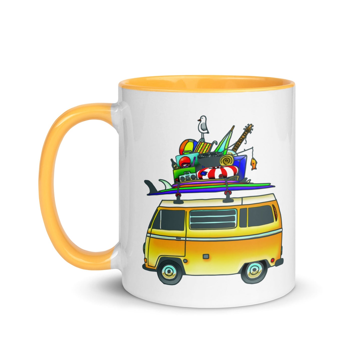 RAD Bus Mug with Color Inside
