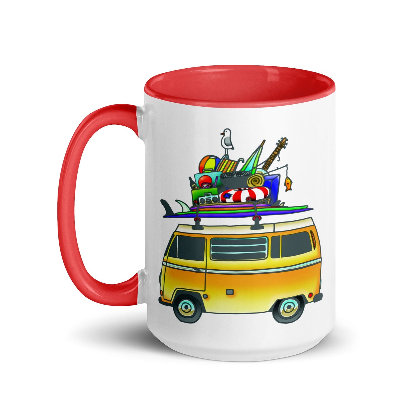 RAD Bus Mug with Color Inside