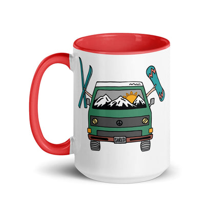 Shred Van Mug with Color Inside