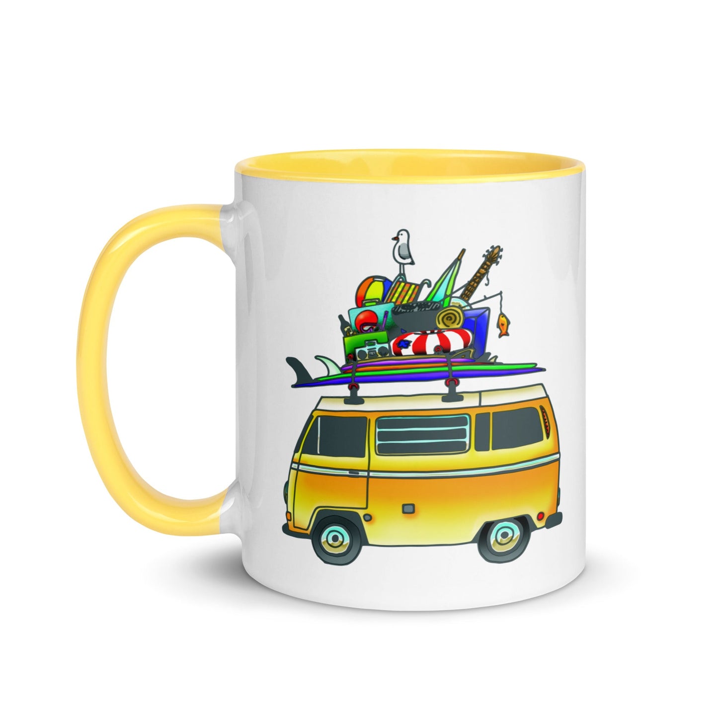 RAD Bus Mug with Color Inside