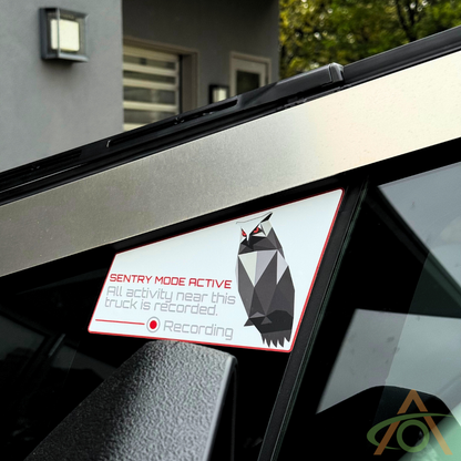 Sentry Decals for Cybertruck (sold in pairs)