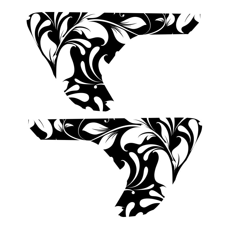 Vintage Floral Vent Decals