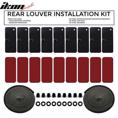 Window Louver Hardware Double Sided 3M Mounting installation Kit
