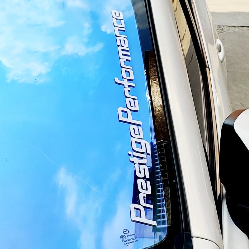 Windshield Sun Visor Decal Strips (2-Pack) | UV Protection | 9 Colors | Anti-Glare