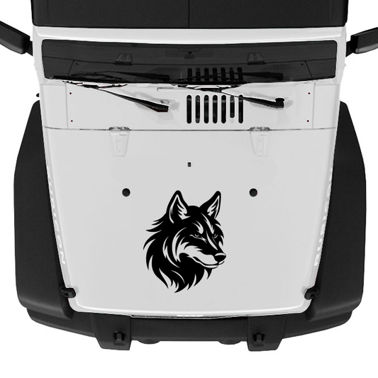 Wolf Hood Graphic