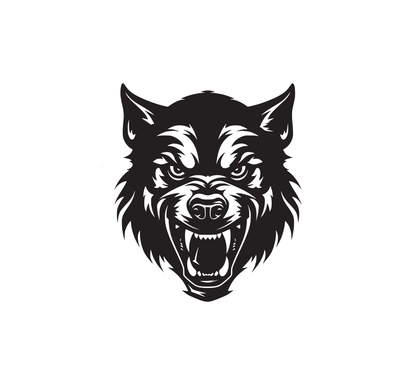 Wolf Scream Hood Graphic