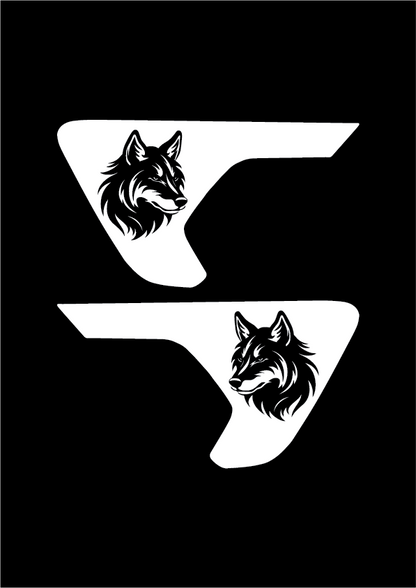 Wolf vent decals