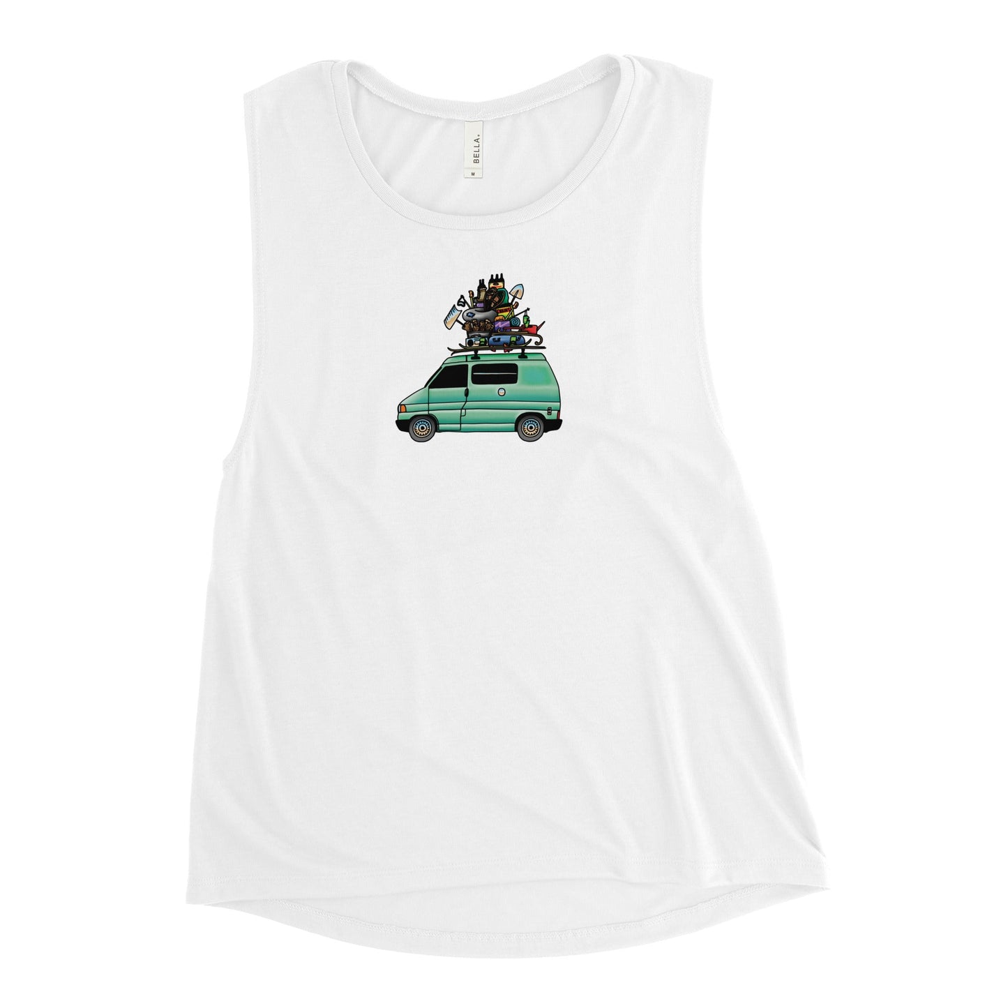 RAD Eurovan Women's Muscle Tank Top