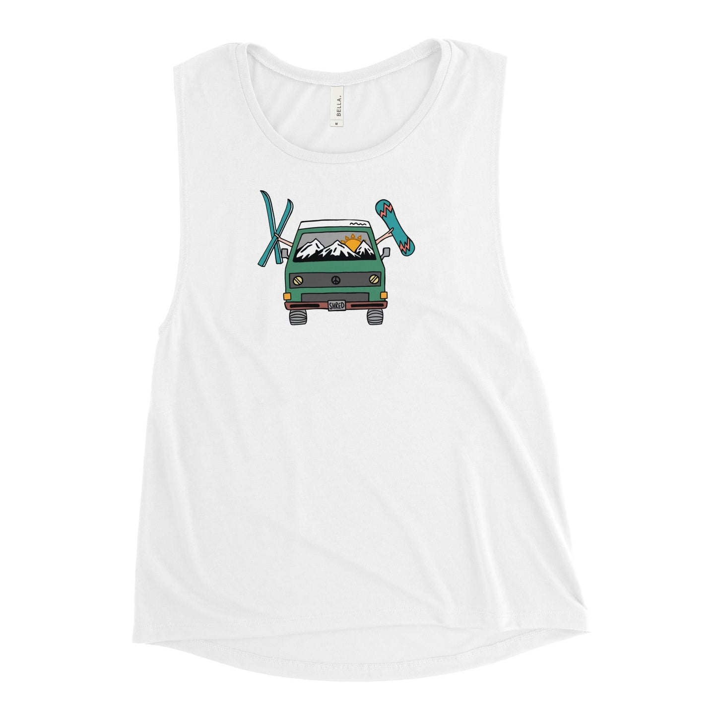 Shred Van Women's Muscle Tank Top