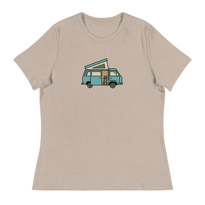 Dog in Van Women's Relaxed Fit T-Shirt