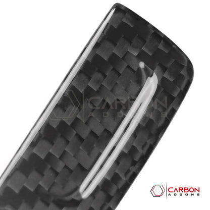 C8 Corvette Glove Box Switch Cover – Real Dry Carbon Fiber (Stingray / Z06 / E-Ray / ZR1, 2020-2026)