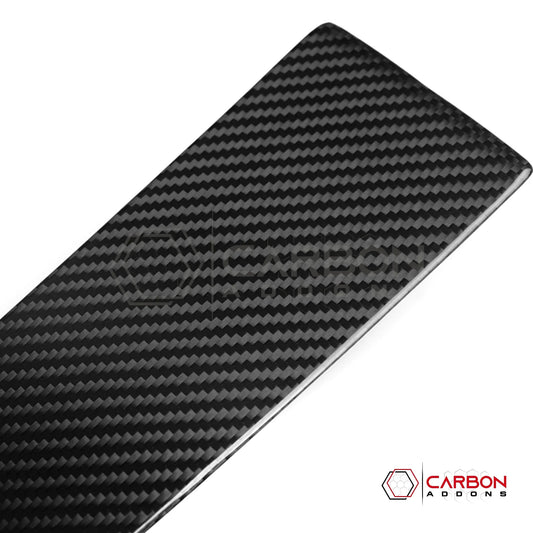 C8 Corvette Z06 / E-Ray Carbon Fiber Spoiler Delete Covers – Dry Pre-Preg (3pc)