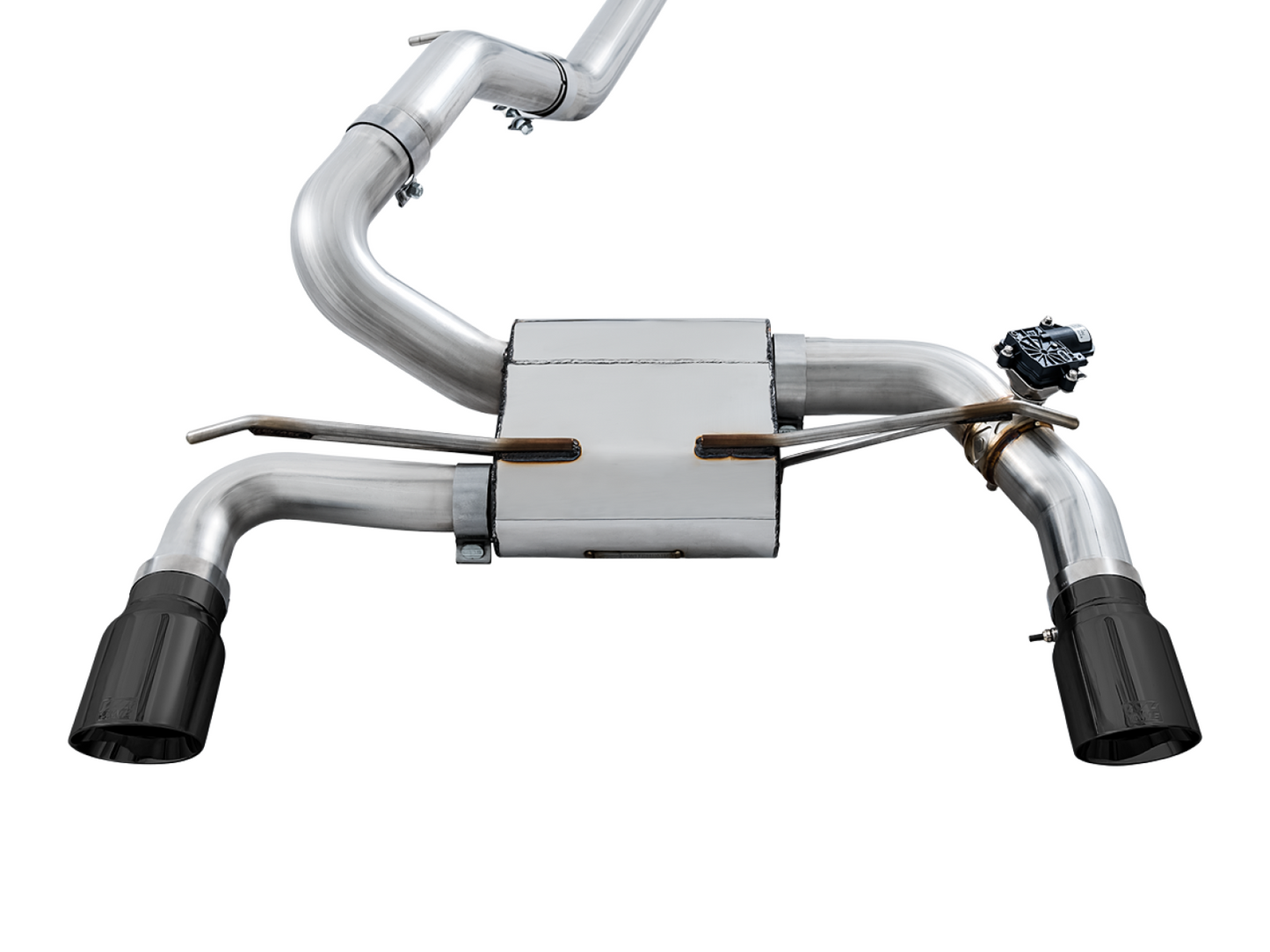 AWE Tuning SwitchPath Cat-back Exhaust (with Remote) for Ford Focus RS - Diamond Black Tips 3025-33024