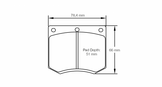 PAGID Racing Pagid Racing 4905 RSH29E Compound Brake Pads 4905-RSH29E