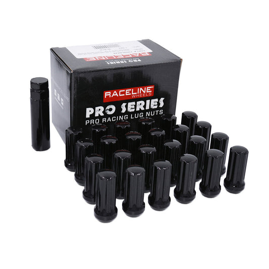 L73809LBKA6NV 14X1.50 XL BLACK SPLINE 6 LUG KIT NO VALVE STEM