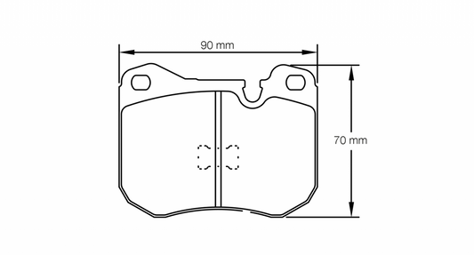 PAGID Racing Pagid Racing 4703 RSH42 Compound Brake Pads 4703-RSH42
