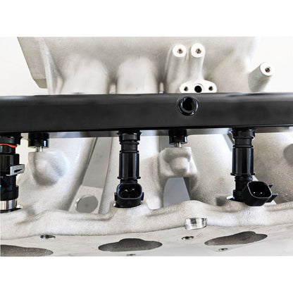 BLOX Racing XTREME Aluminum B-Series Fuel Rail Black - GARAGE SALE