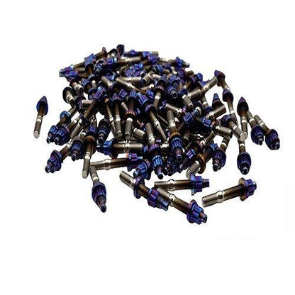 BLOX Racing XTREME Titanium Intake/Exhaust Manifold Studs - Raw and Burnt