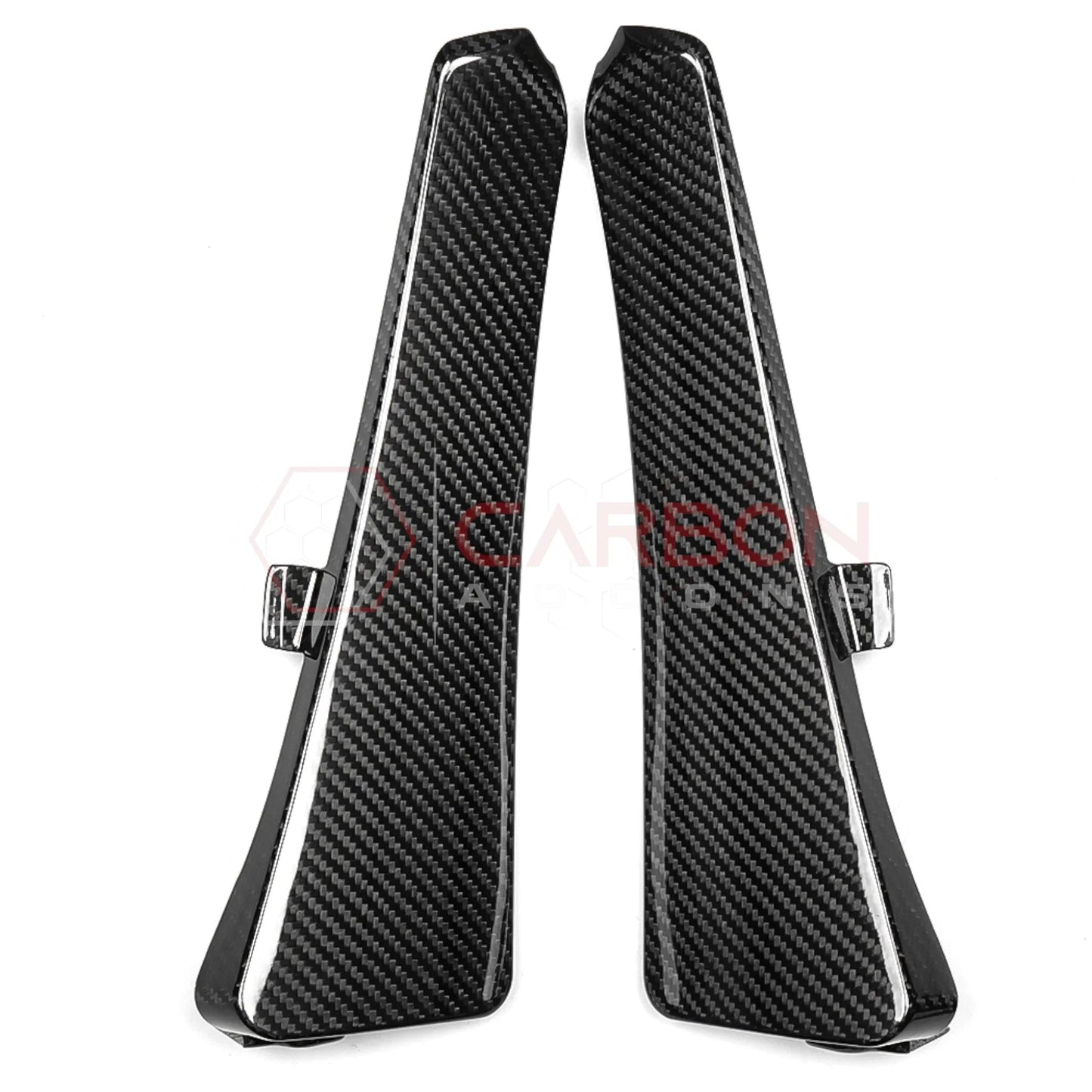 C8 Corvette Z06 & E-Ray 2022-20256 Extended Splash Guards | 4pcs Real Carbon Fiber Mud Flaps Set