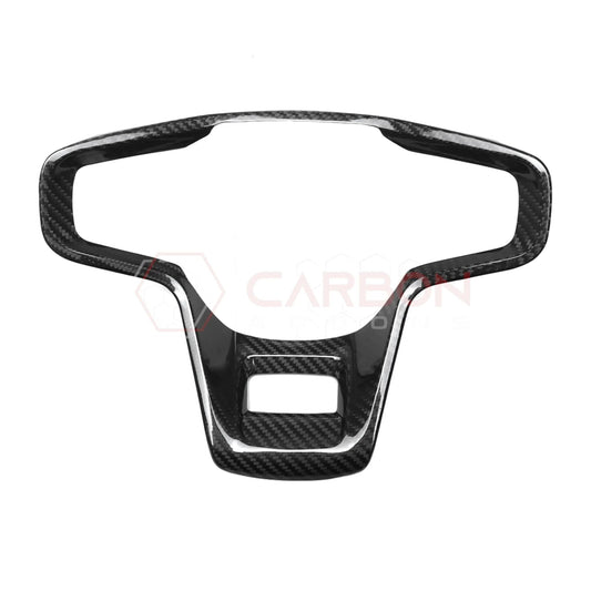 2021+ Bronco Real Carbon Fiber Steering Wheel Button Trim Cover