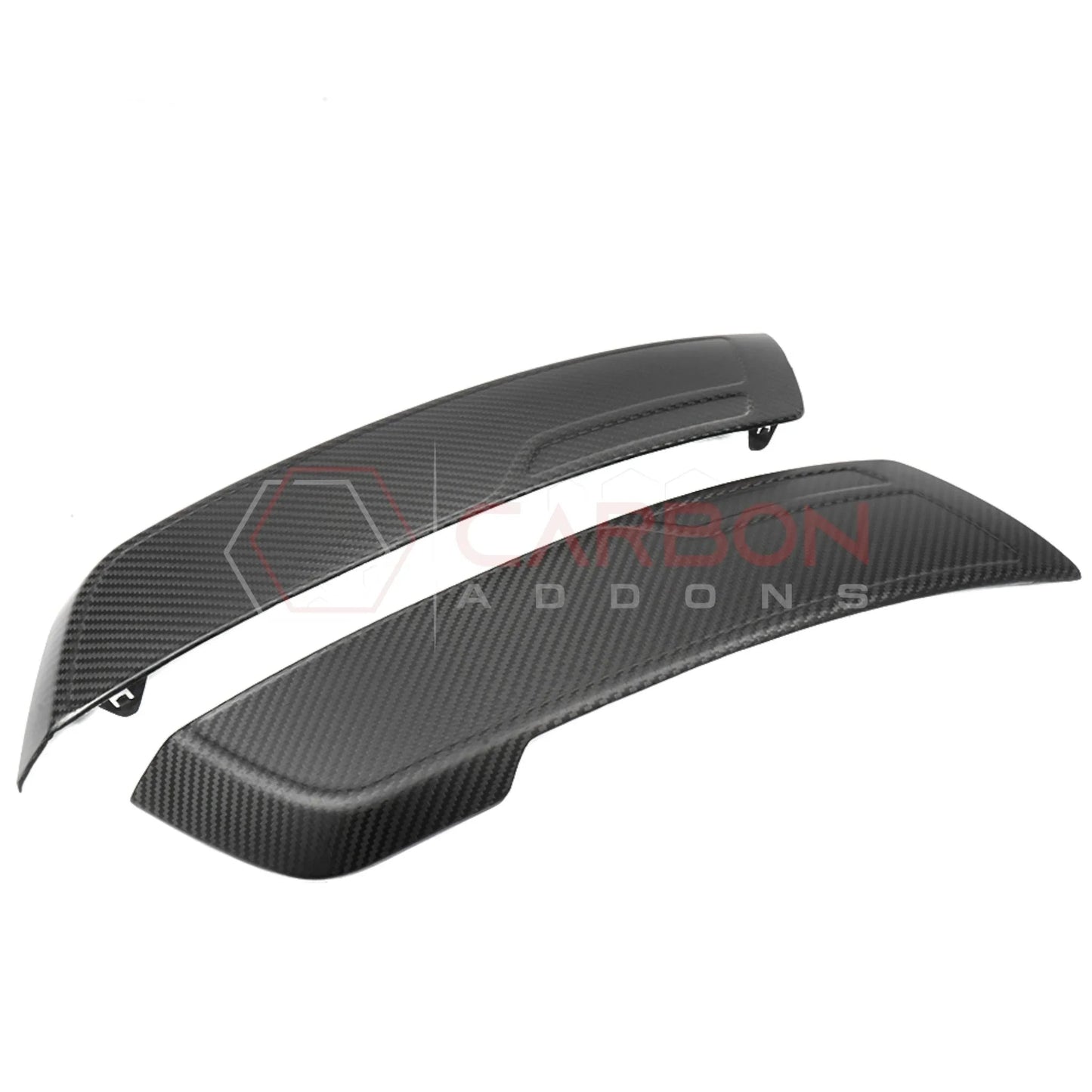Real Carbon Fiber Rear Wheel Fender Flare Trim Insert For 2021–2024 Ford Bronco Raptor