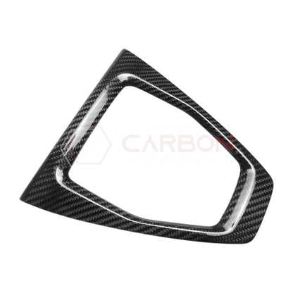 Real Carbon Fiber Gear Shifter Trim Cover for 2024+ Ford Mustang
