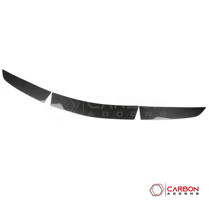 C8 Corvette Z06 / E-Ray Carbon Fiber Spoiler Delete Covers – Dry Pre-Preg (3pc)