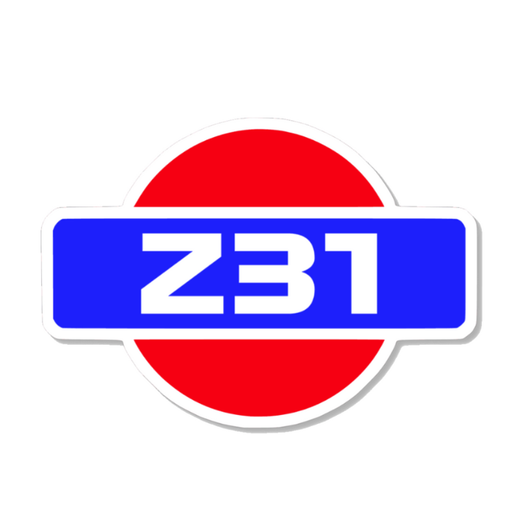 ZSPEC Vinyl (Printed) decal - 4-inch wide x 3-inch tall - Nissan Z31 300zx Style