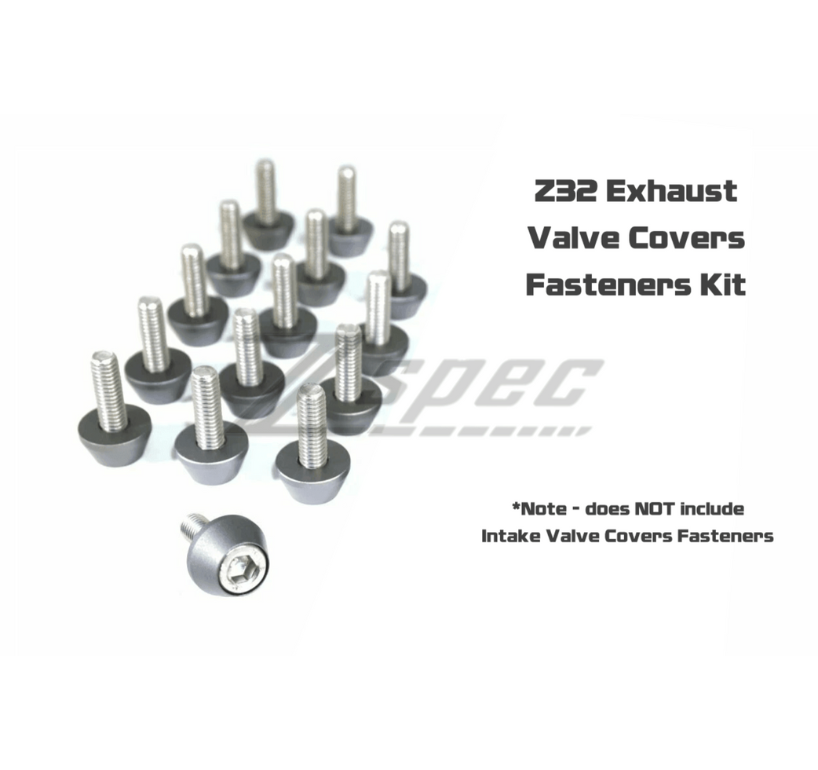 ZSPEC Exhaust Valve Covers Fastener Kit for '90-99 Nissan Z32 300zx, Stainless/Billlet