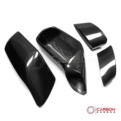 C7 Corvette (2014–2019) Dry Carbon Fiber Side Mirror Cap Covers – Fits Stingray, Z06, Grand Sport & ZR1