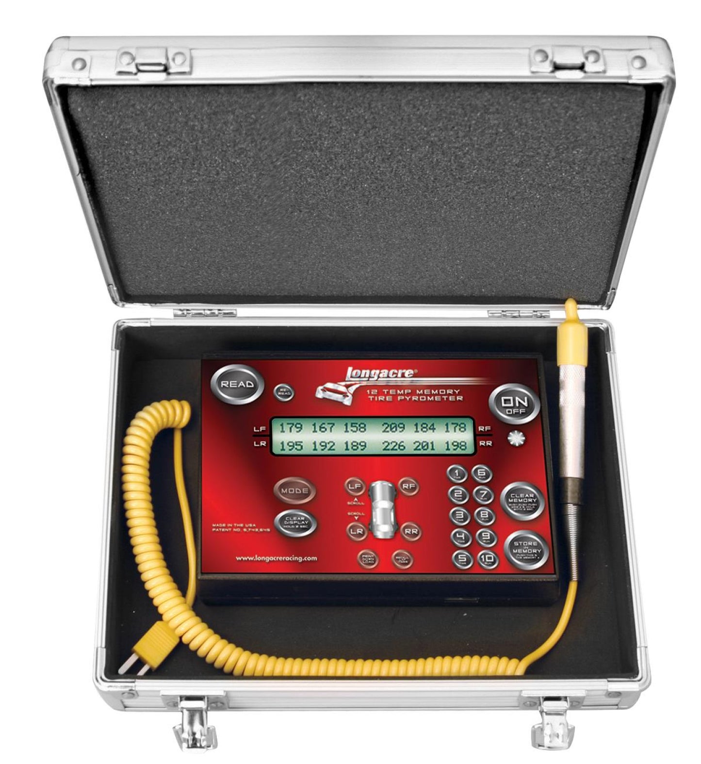 Longacre Standard Memory Tire Pyrometer 52-50682
