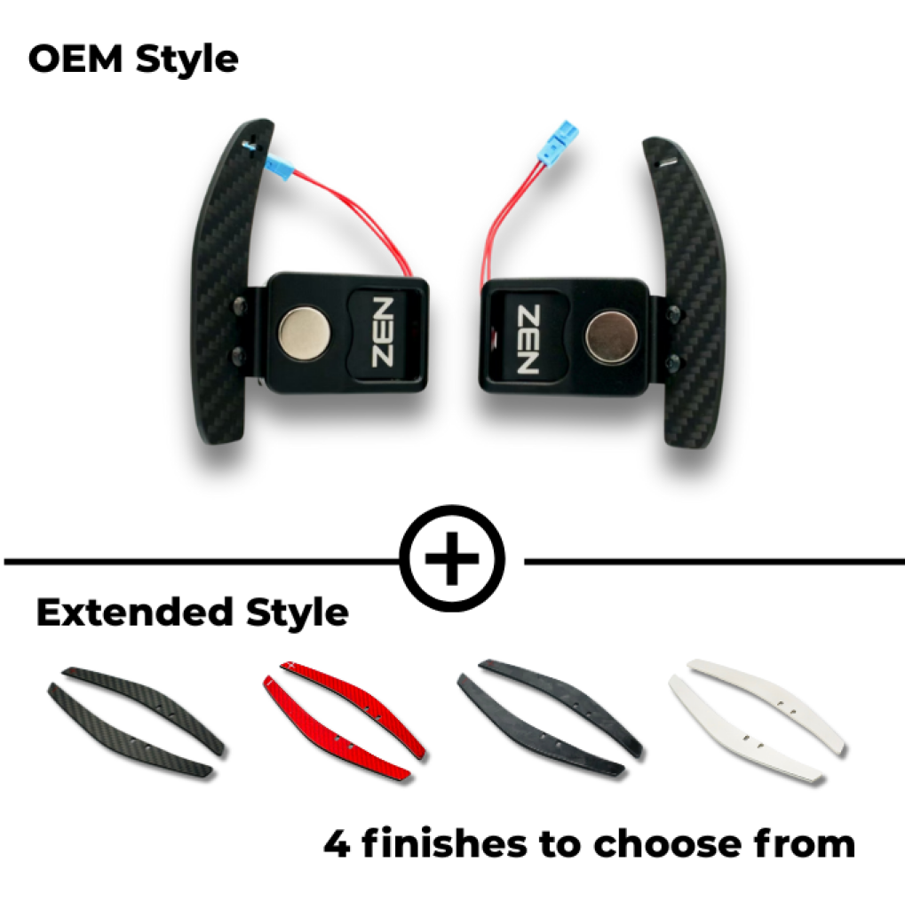 Zen Series™ Carbon Fiber Magnetic Paddle Shifters for BMW E Chassis