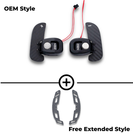 Zen Series™ Carbon Fiber Magnetic Paddle Shifters for Mercedes