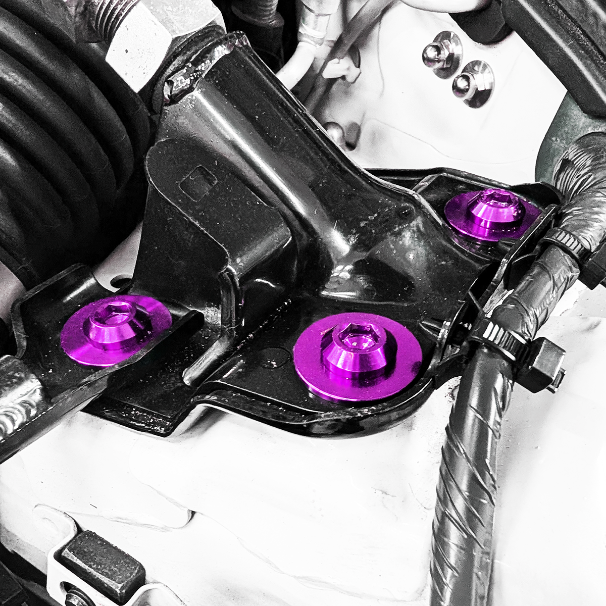 ZSPEC Strut Brace Fastener Kit for Nissan 350z, M10-1.25 Hardware, Titanium