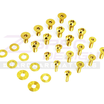 ZSPEC Dress Up Bolts® Fastener Kit, Door Jams Area for 2023+ Nissan Z RZ34, Titanium