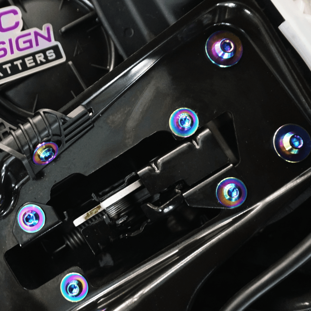 ZSPEC Stage-2 Dress Up Bolts® Fastener Kit for '14-19 BMW 435i F32 3.0T, Titanium