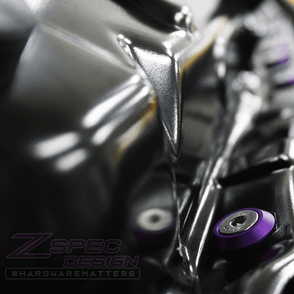 ZSPEC Stage-1 Dress Up Bolts® Fastener Kit for '14-19 BMW 435i F32 3.0T, Stainless & Billet
