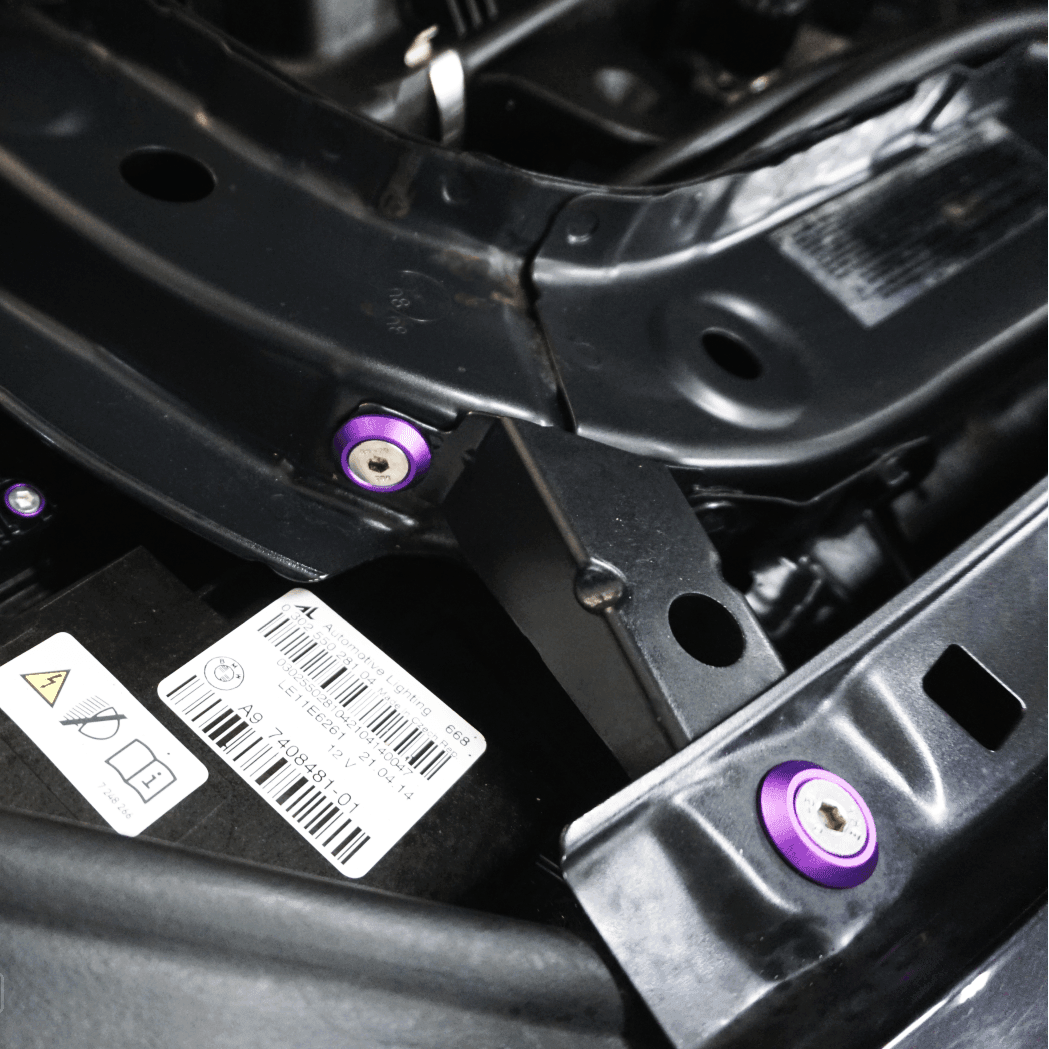 ZSPEC Stage-1 Dress Up Bolts® Fastener Kit for '14-19 BMW 435i F32 3.0T, Stainless & Billet