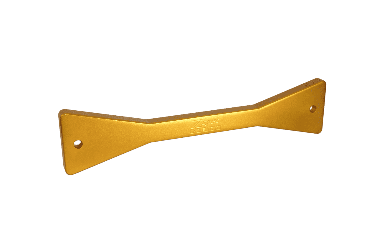 ZSPEC Battery Hold Down/Bracket, Billet Aluminum & Anodized, for use with factory rods