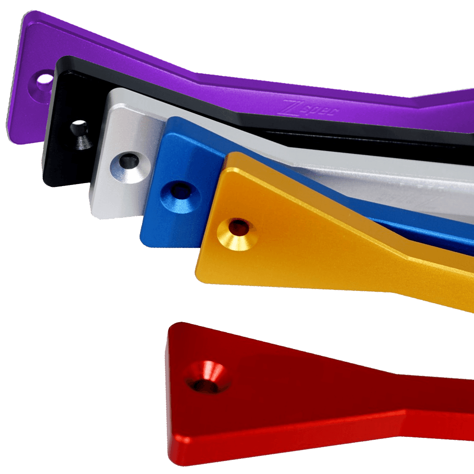 ZSPEC Battery Hold Down/Bracket for Nissan Titan A61, Anodized Billet Aluminum