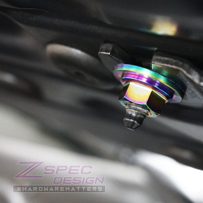 ZSPEC Stage-1 Dress Up Bolts® Fastener Kit for '14-18 BMW 340i F34 3.0T, Titanium