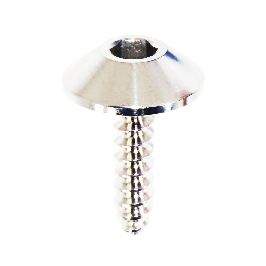 ZSPEC Angled Coarse M4x16mm Fastener, Titanium Grade-5, per Each
